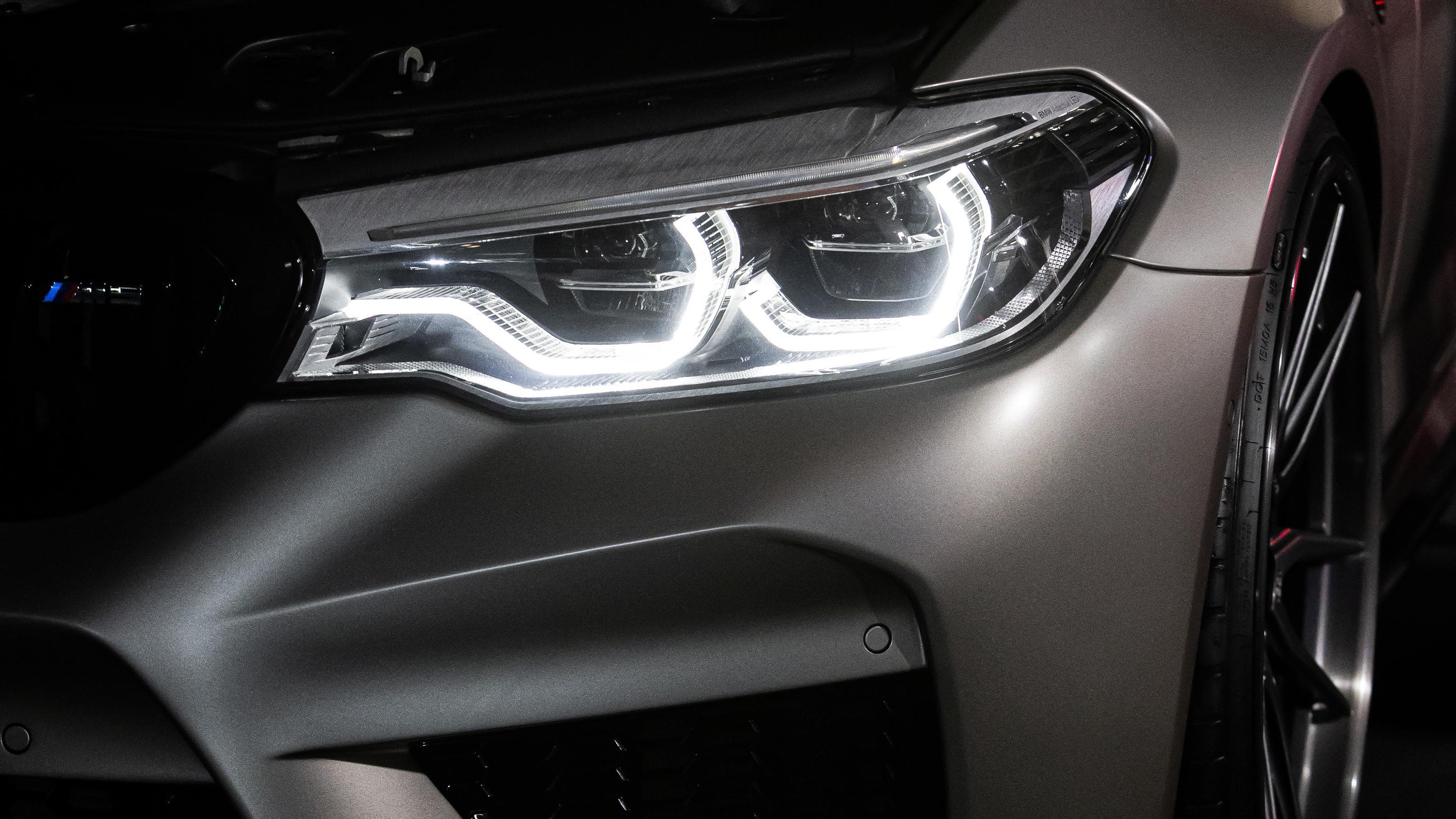 Professional car photography with dramatic lighting